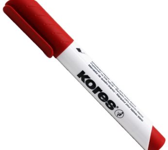 قلم سبورة Kores أحمر