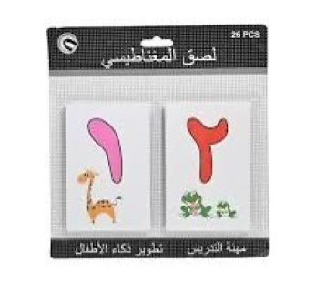 بطاقات الارقام لاصق مغناطيسي