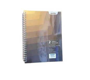 دفتر جامعي غلاف مقوى مع سلك (2 مواضيع) AMGAD
