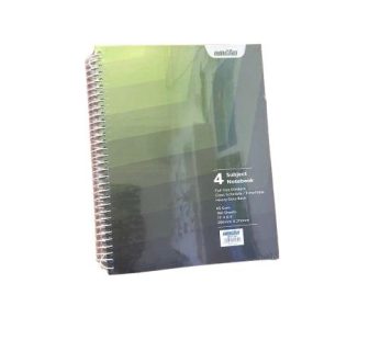 دفتر جامعي غلاف مقوى مع سلك (4 مواضيع) AMGAD