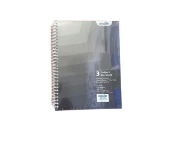 دفتر جامعي غلاف مقوى مع سلك (3 مواضيع) AMGAD