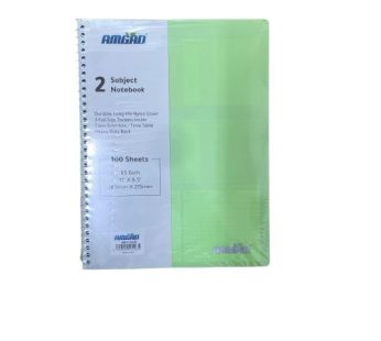 دفتر جامعي A4 (2 مواضيع) AMGAD