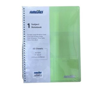 دفتر جامعي A4 (1 مواضيع) AMGAD