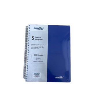 دفتر جامعي A4 (5 مواضيع) AMGAD