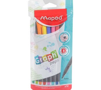 أقلام ملونة Maped العدد 12