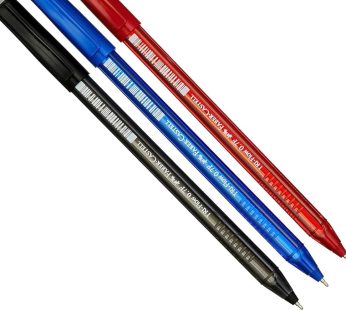 قلم أسود faber-castell مثلث الشكل