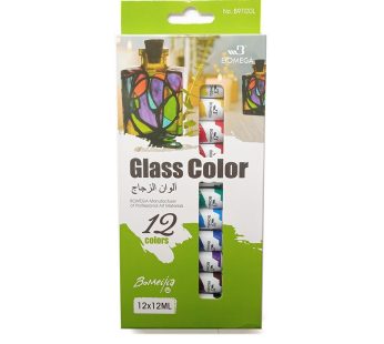 ألوان زجاج (12 لون )