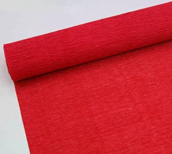 ورق كريب 50×200 cm أحمر
